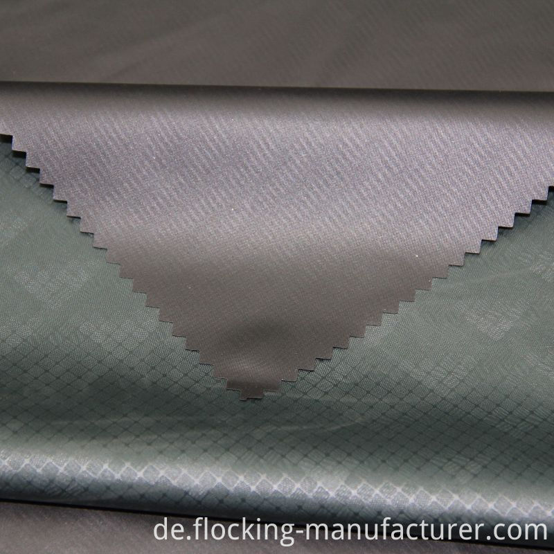 Fashion Embossed Fabric with PU Coat for Men's Wear